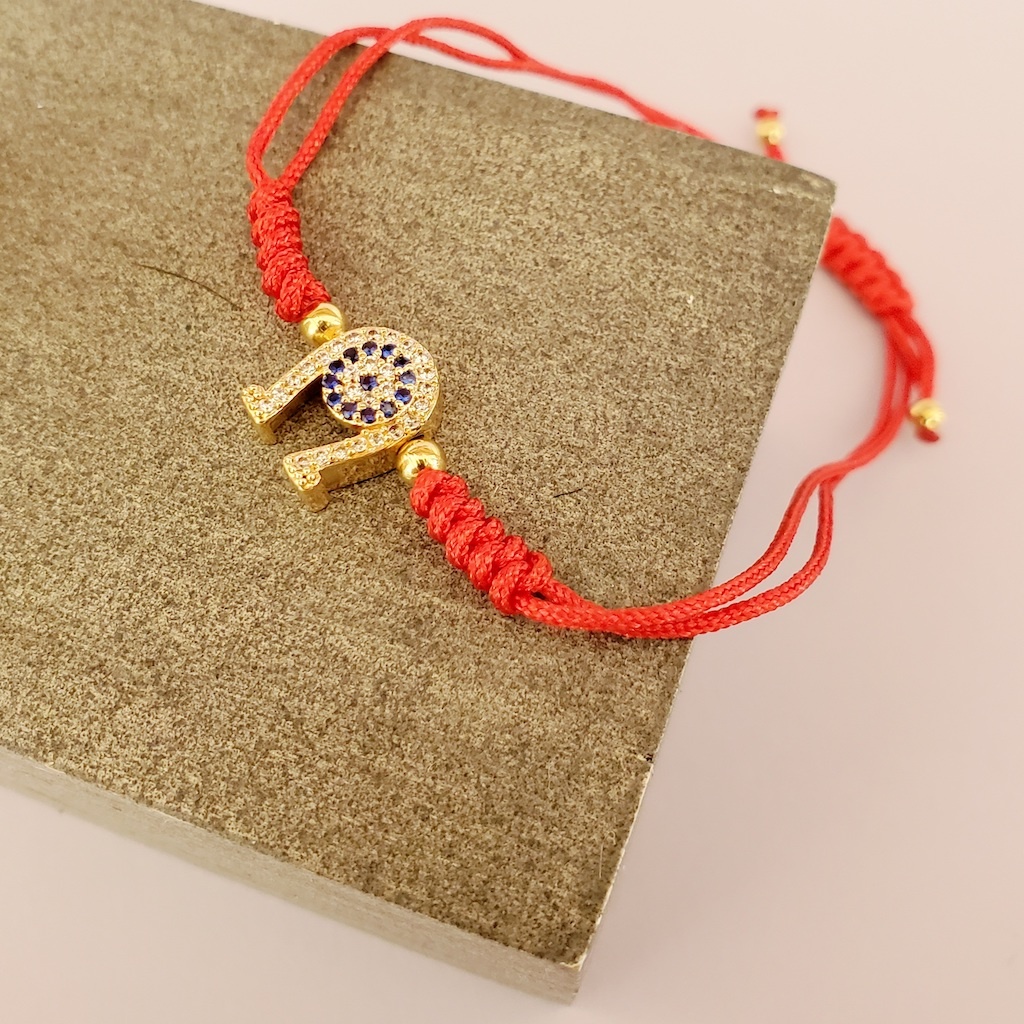 Pulsera herradura con ojito
